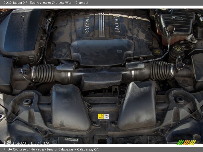 Ebony / Warm Charcoal/Warm Charcoal 2012 Jaguar XF