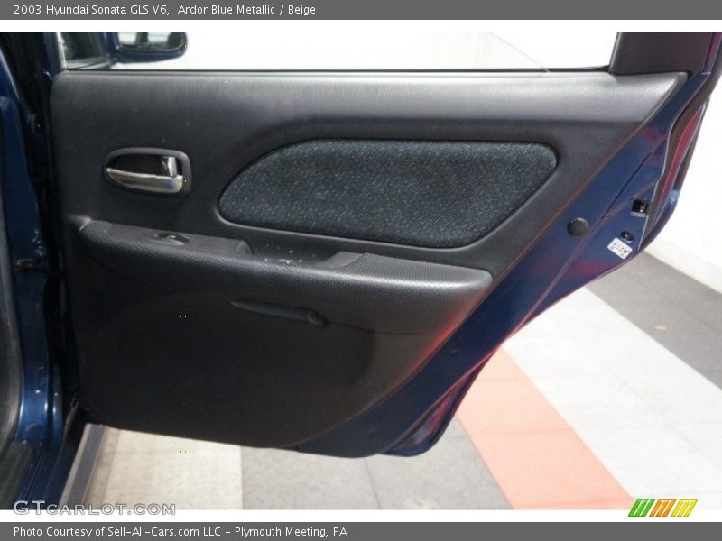 Ardor Blue Metallic / Beige 2003 Hyundai Sonata GLS V6