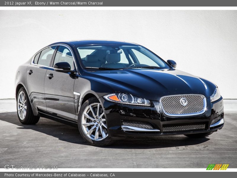 Ebony / Warm Charcoal/Warm Charcoal 2012 Jaguar XF
