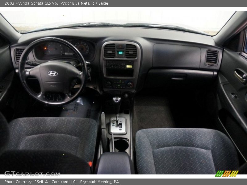 Ardor Blue Metallic / Beige 2003 Hyundai Sonata GLS V6