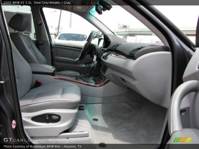 Steel Grey Metallic / Gray 2003 BMW X5 3.0i