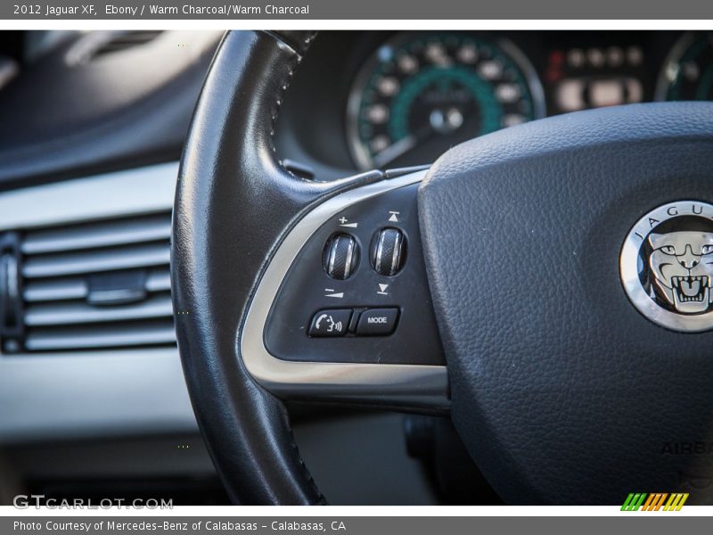 Ebony / Warm Charcoal/Warm Charcoal 2012 Jaguar XF