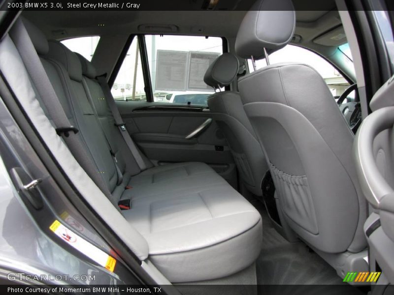 Steel Grey Metallic / Gray 2003 BMW X5 3.0i
