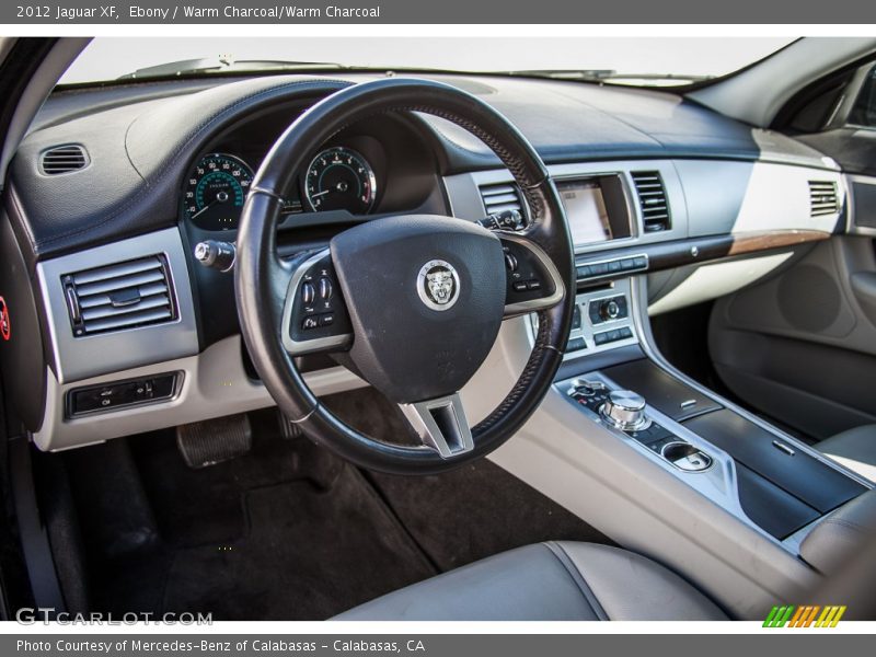 Ebony / Warm Charcoal/Warm Charcoal 2012 Jaguar XF