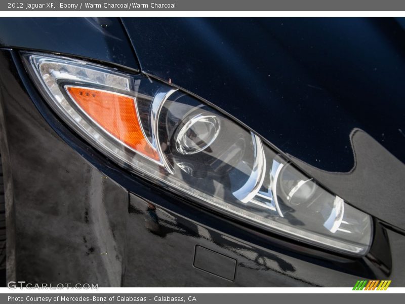 Ebony / Warm Charcoal/Warm Charcoal 2012 Jaguar XF