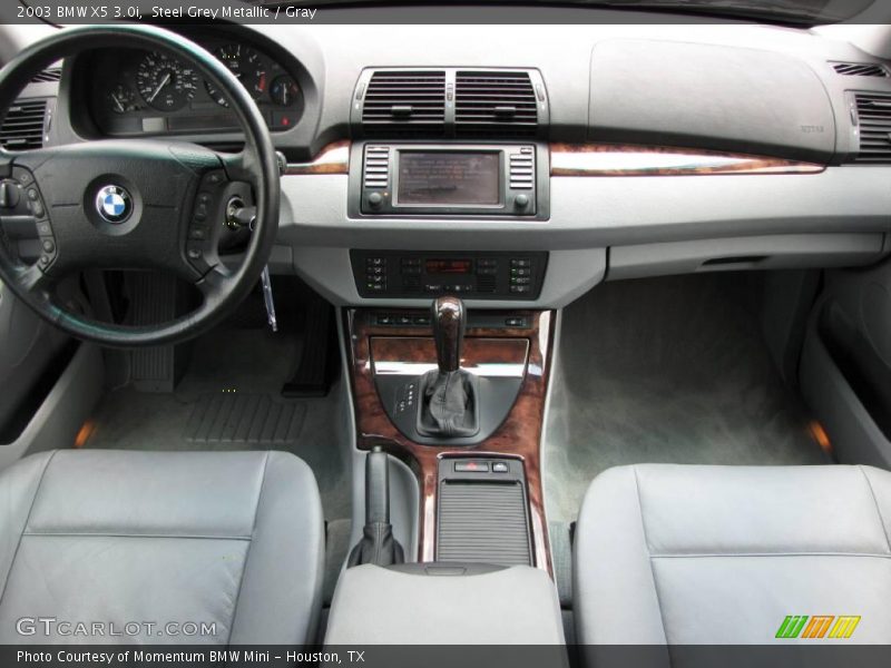 Steel Grey Metallic / Gray 2003 BMW X5 3.0i