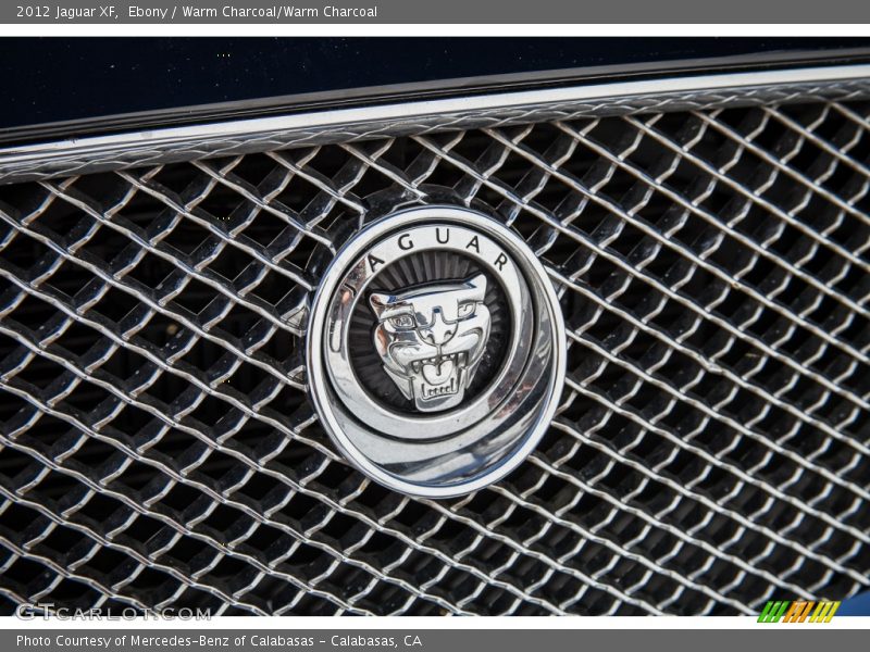Ebony / Warm Charcoal/Warm Charcoal 2012 Jaguar XF