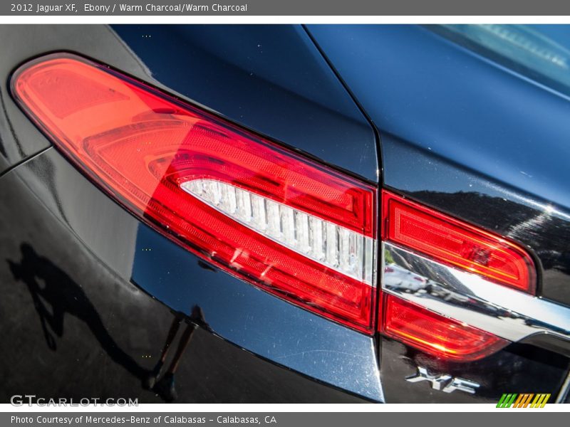 Ebony / Warm Charcoal/Warm Charcoal 2012 Jaguar XF