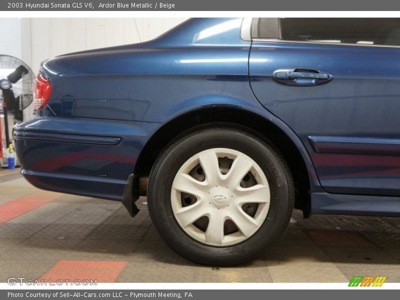 Ardor Blue Metallic / Beige 2003 Hyundai Sonata GLS V6