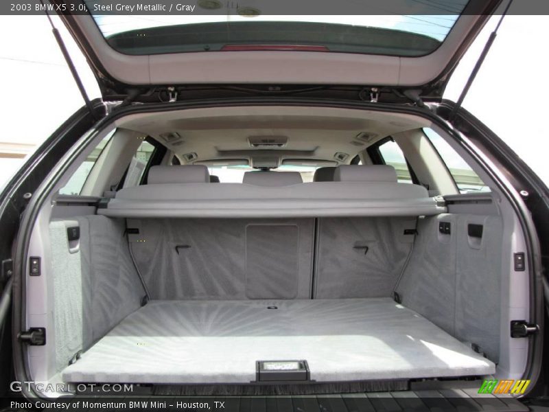 Steel Grey Metallic / Gray 2003 BMW X5 3.0i