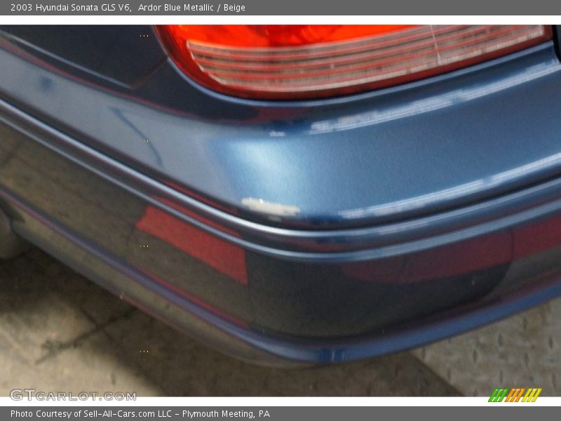 Ardor Blue Metallic / Beige 2003 Hyundai Sonata GLS V6