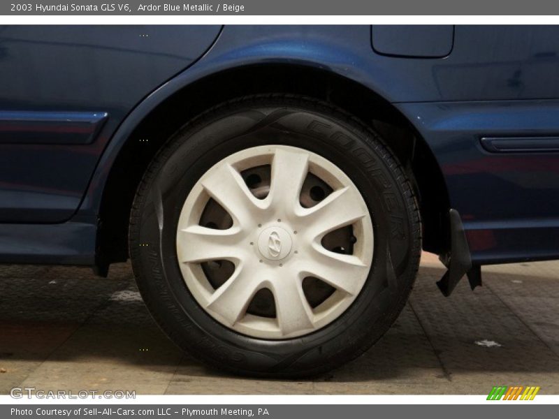 Ardor Blue Metallic / Beige 2003 Hyundai Sonata GLS V6