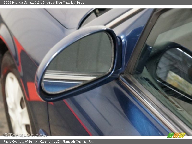 Ardor Blue Metallic / Beige 2003 Hyundai Sonata GLS V6