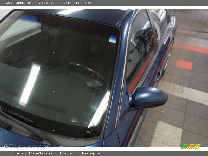 Ardor Blue Metallic / Beige 2003 Hyundai Sonata GLS V6