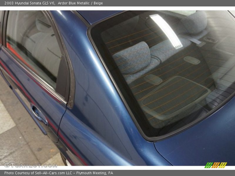 Ardor Blue Metallic / Beige 2003 Hyundai Sonata GLS V6