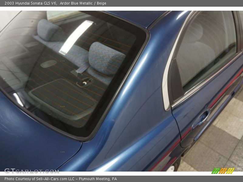 Ardor Blue Metallic / Beige 2003 Hyundai Sonata GLS V6