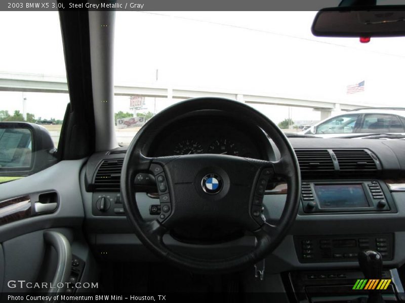Steel Grey Metallic / Gray 2003 BMW X5 3.0i