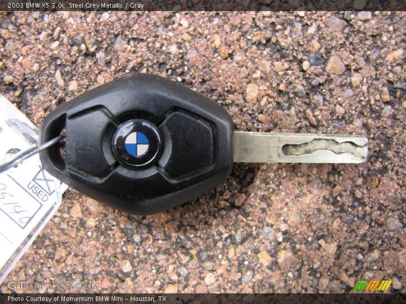 Steel Grey Metallic / Gray 2003 BMW X5 3.0i