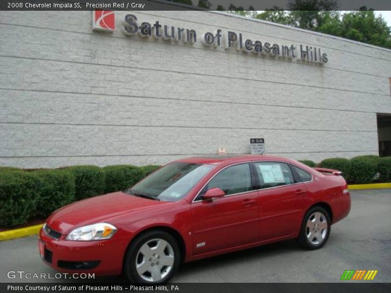 Precision Red / Gray 2008 Chevrolet Impala SS