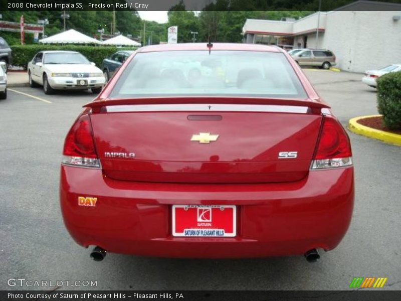 Precision Red / Gray 2008 Chevrolet Impala SS