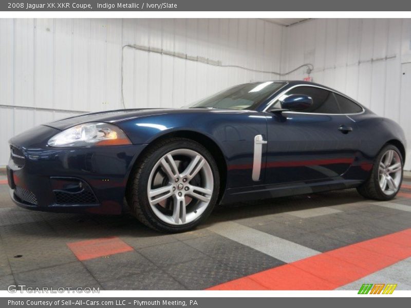 Indigo Metallic / Ivory/Slate 2008 Jaguar XK XKR Coupe