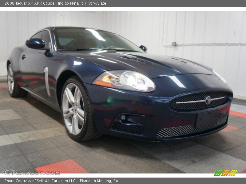 Indigo Metallic / Ivory/Slate 2008 Jaguar XK XKR Coupe