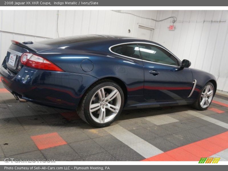 Indigo Metallic / Ivory/Slate 2008 Jaguar XK XKR Coupe