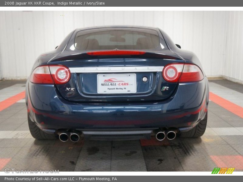 Indigo Metallic / Ivory/Slate 2008 Jaguar XK XKR Coupe