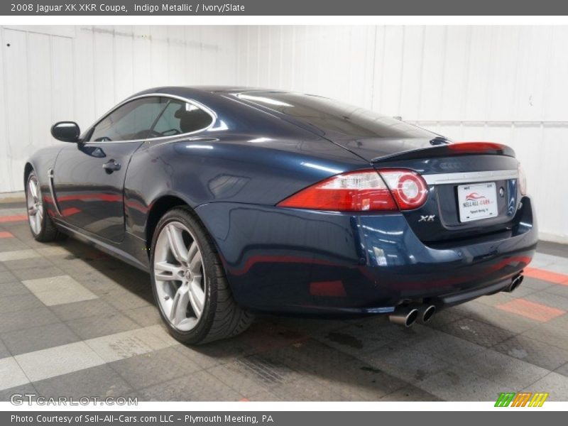 Indigo Metallic / Ivory/Slate 2008 Jaguar XK XKR Coupe