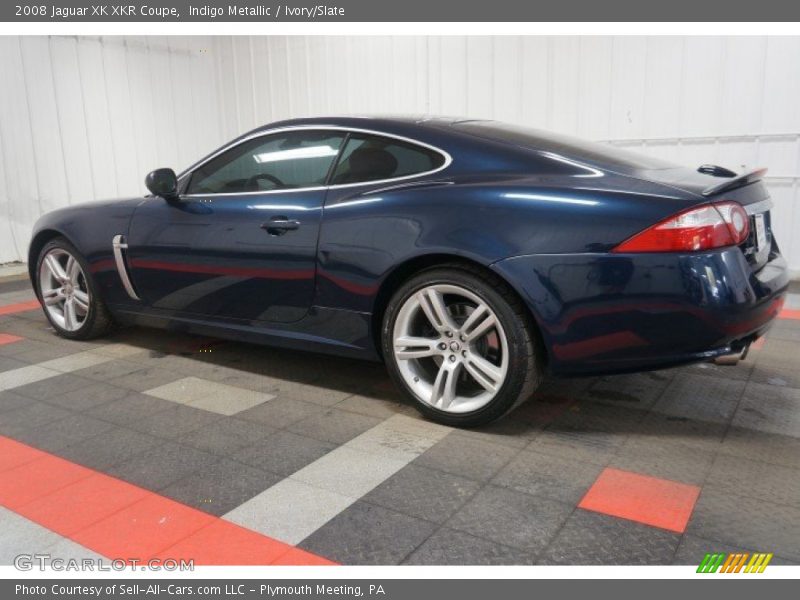 Indigo Metallic / Ivory/Slate 2008 Jaguar XK XKR Coupe