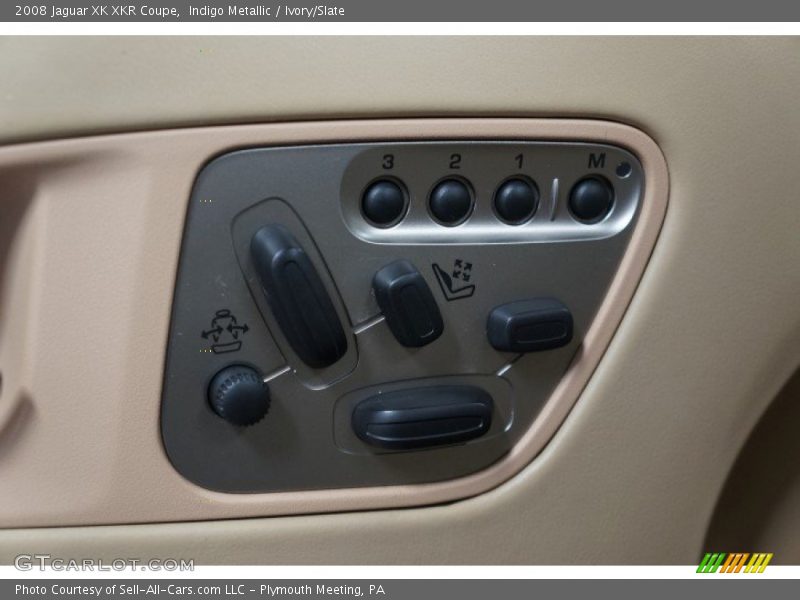 Indigo Metallic / Ivory/Slate 2008 Jaguar XK XKR Coupe