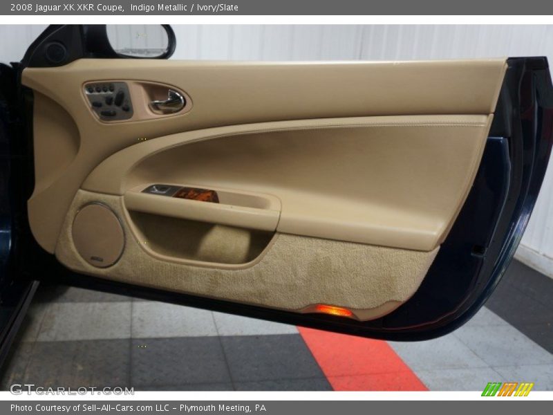 Indigo Metallic / Ivory/Slate 2008 Jaguar XK XKR Coupe