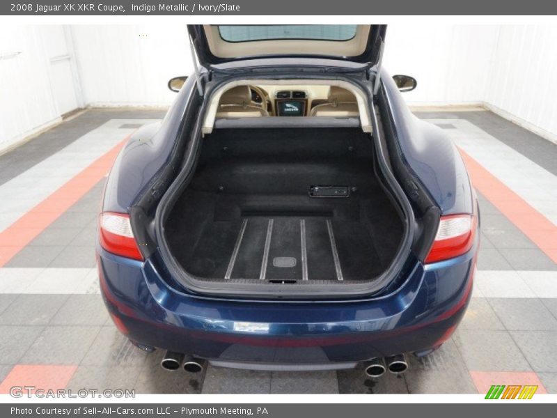 Indigo Metallic / Ivory/Slate 2008 Jaguar XK XKR Coupe