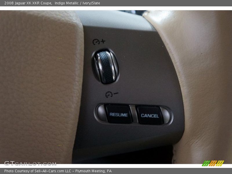 Indigo Metallic / Ivory/Slate 2008 Jaguar XK XKR Coupe