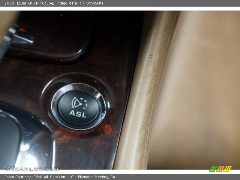 Indigo Metallic / Ivory/Slate 2008 Jaguar XK XKR Coupe