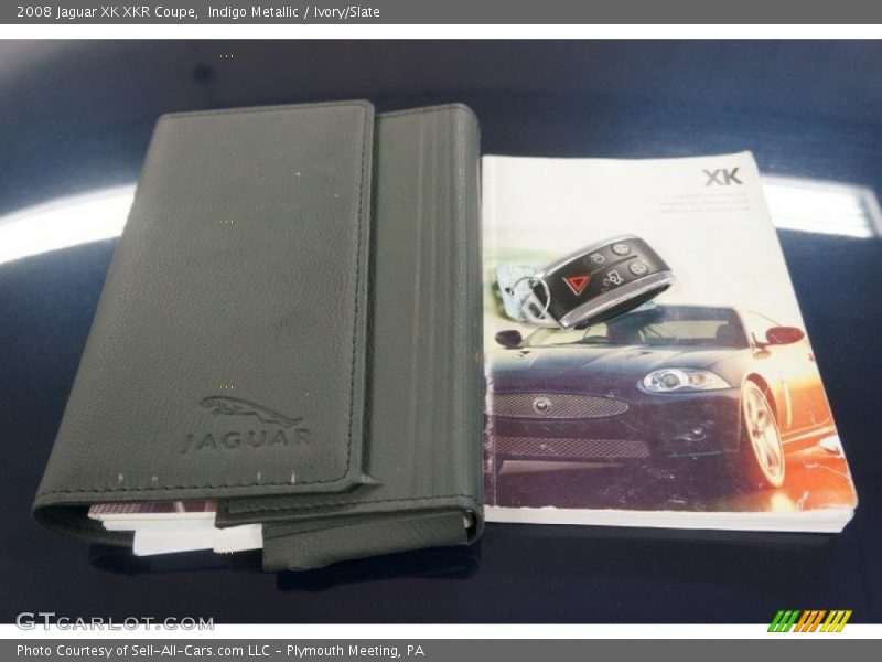 Indigo Metallic / Ivory/Slate 2008 Jaguar XK XKR Coupe