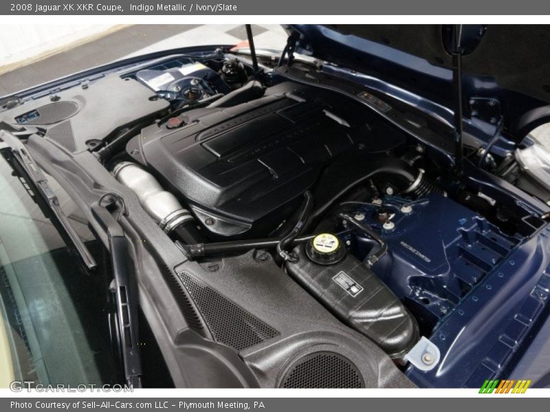 Indigo Metallic / Ivory/Slate 2008 Jaguar XK XKR Coupe