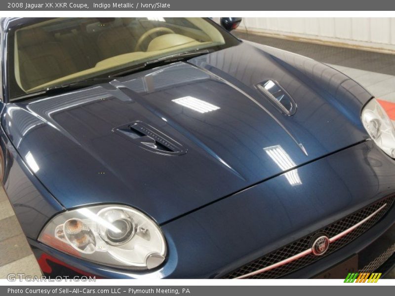 Indigo Metallic / Ivory/Slate 2008 Jaguar XK XKR Coupe