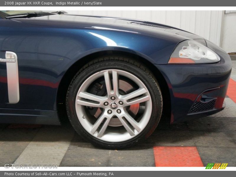 Indigo Metallic / Ivory/Slate 2008 Jaguar XK XKR Coupe