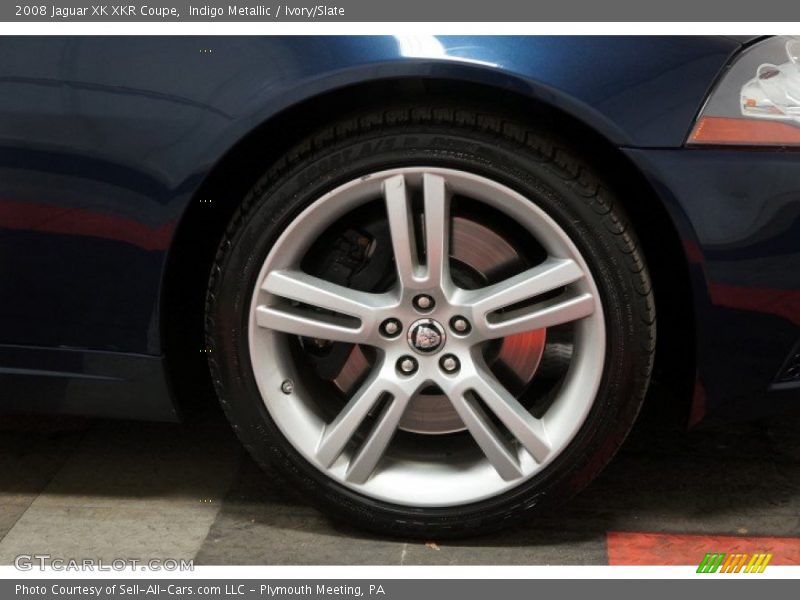 Indigo Metallic / Ivory/Slate 2008 Jaguar XK XKR Coupe