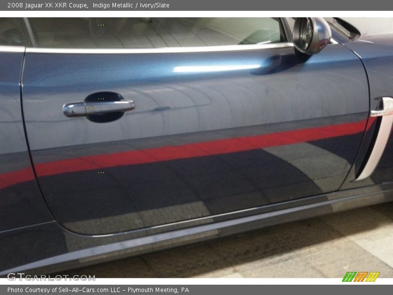 Indigo Metallic / Ivory/Slate 2008 Jaguar XK XKR Coupe