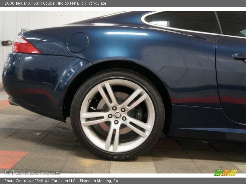 Indigo Metallic / Ivory/Slate 2008 Jaguar XK XKR Coupe