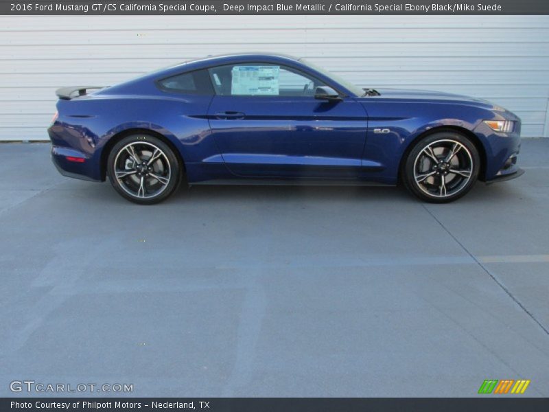  2016 Mustang GT/CS California Special Coupe Deep Impact Blue Metallic