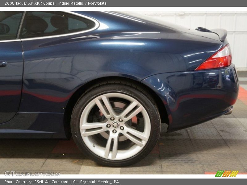 Indigo Metallic / Ivory/Slate 2008 Jaguar XK XKR Coupe