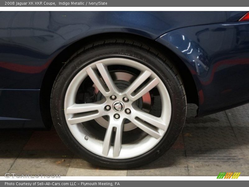 Indigo Metallic / Ivory/Slate 2008 Jaguar XK XKR Coupe