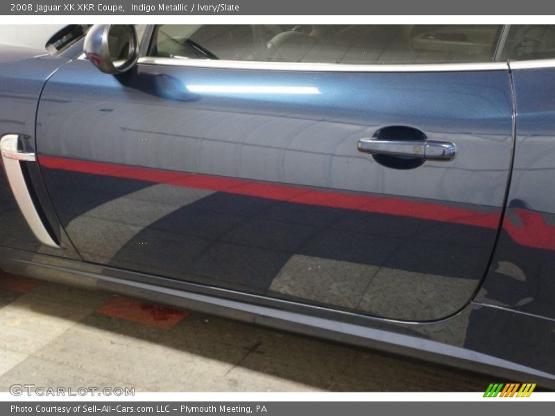 Indigo Metallic / Ivory/Slate 2008 Jaguar XK XKR Coupe