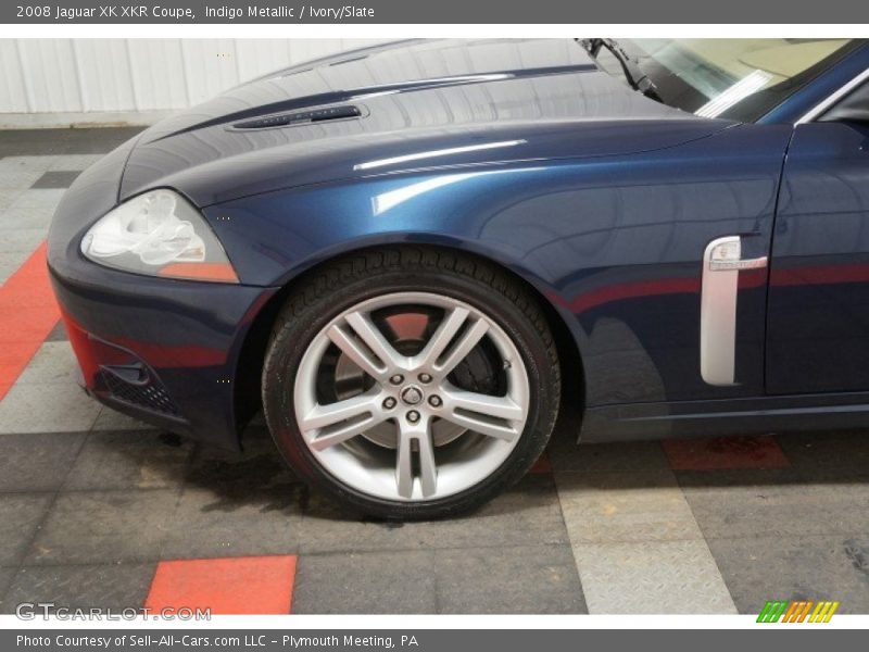 Indigo Metallic / Ivory/Slate 2008 Jaguar XK XKR Coupe