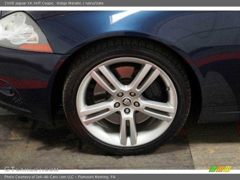 Indigo Metallic / Ivory/Slate 2008 Jaguar XK XKR Coupe
