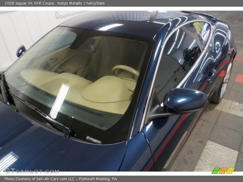 Indigo Metallic / Ivory/Slate 2008 Jaguar XK XKR Coupe