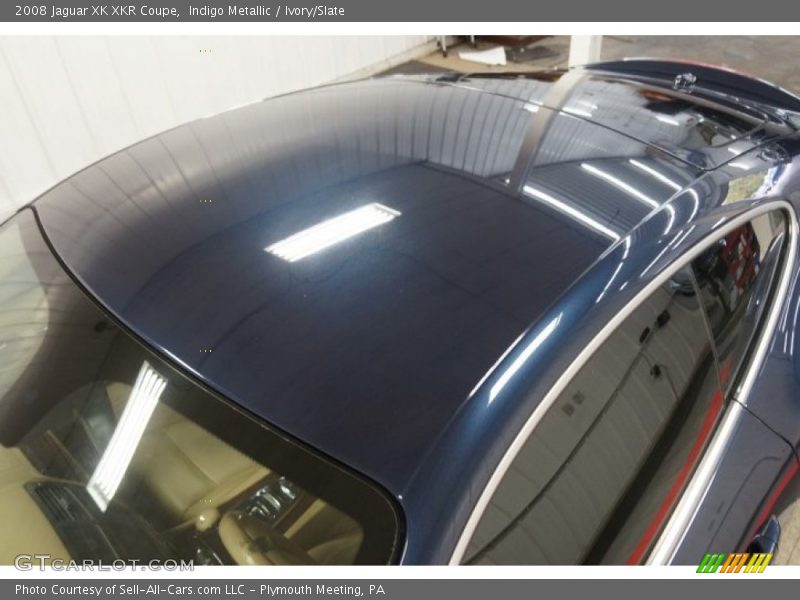Indigo Metallic / Ivory/Slate 2008 Jaguar XK XKR Coupe